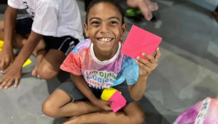 Oficina de Origami movimenta Programa Arte Educação no Galpão das Artes
